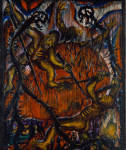 Vortices of Wrath

Tryptich, L panel

Oil, 9 X 7 1/2 ft (2.75 X 2.30m)

1977